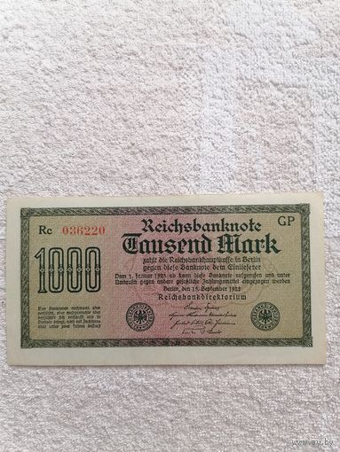 1000 марок 1922 года