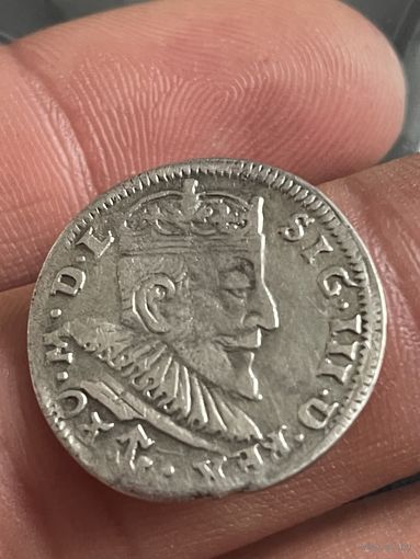 3 гроша 1590 Вильно! Не частые!