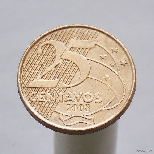 Бразилия 25 сентаво 2008