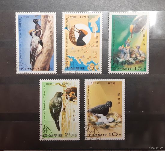 Корея. 1978 год. Фауна. Птицы (386)