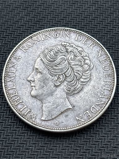 Нидерланды 2.5 гульдена, 1929 - 1940