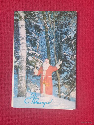 С Новым Годом! Гидиримский 1979 г. Двойная. Кр1.