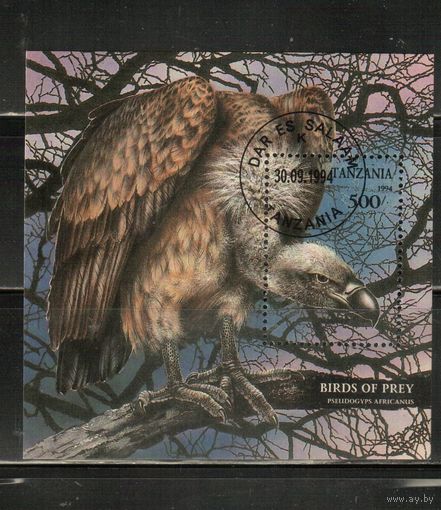 Танзания-1994(Мих.Бл.260)  гаш. , Фауна, Птицы, Орел
