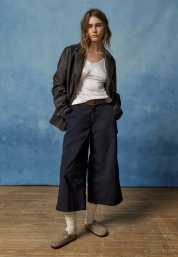 BDG кюлоты Joey Adjustable-Waistband Culotte Pant, US8/ UK12 (черные)