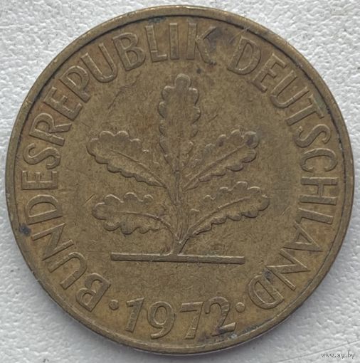 Германия 10 пфеннигов 1972 г. G
