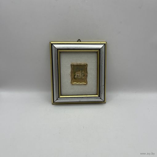 Картина хромолитография на золоте. Италия. Арт 3661