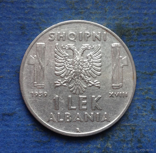Албания итальянская оккупация 1 лек 1939 магнитная