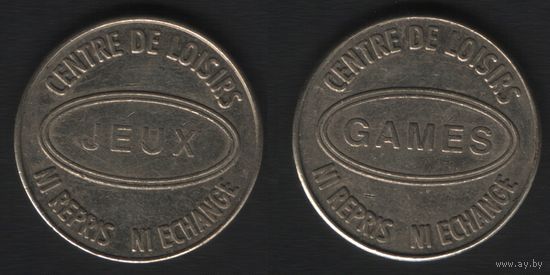JEUX. Centre de Loisirs. Ni Repris Ni Echange -- GAMES. Centre de Loisirs. Ni Repris Ni Echange (23,05мм6,27гр) (f0