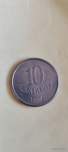 Бразилия 10 сентавос 1994