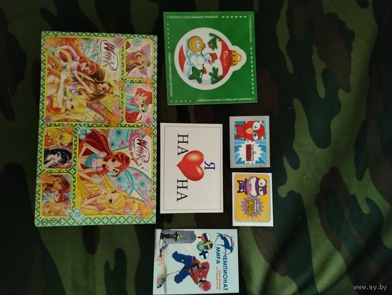 Наклейки разные. Лот