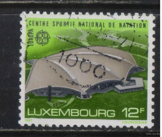 Люксембург 1987 СЕПТ Архитектура модерна Роже Тайнбер Спортивный центр Олимпийского стадиона Монреаль  #1174