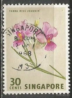 Сингапур. Цветы. Ванда Джоаким. 1963г. Mi#64.
