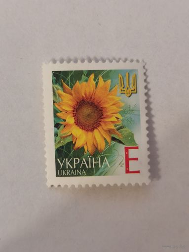 Марка шестого стандартного выпуска 2004 года - Подсолнечник однолетний (Helianthus annuus)