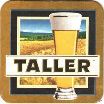 Подставку под пиво " Taller "/ Украина/. Размер 90 * 90 мм.