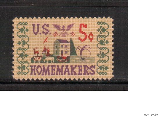 США-1964, (Мих.868) , * (без клея) , Детский рисунок(одиночка)