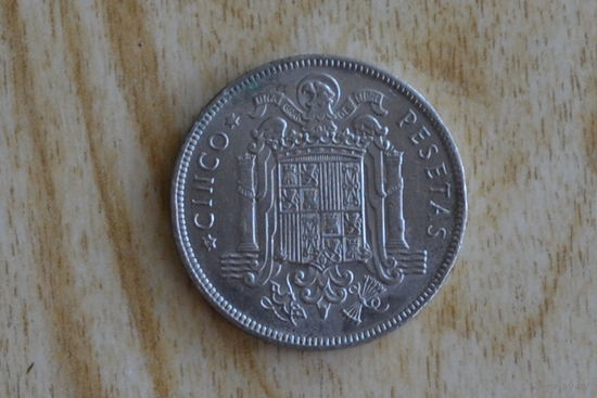 Испания 5 песет 1949
