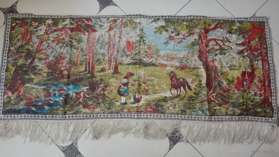 Ковер настенный (Красная шапочка)СССР1968г