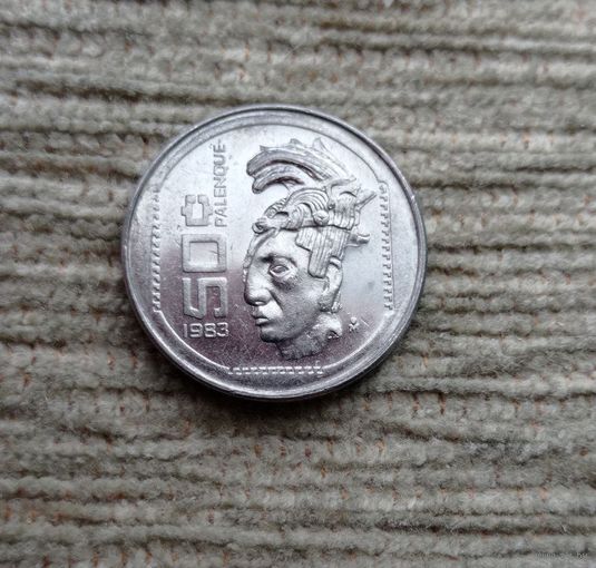 Werty71 Мексика 50 сентаво 1983 год Культура Паленке