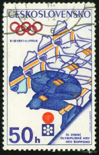 XI зимние Олимпийские игры Чехословакия 1972 год 1 марка