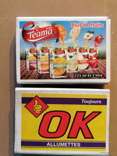 Спичечные коробки 5 х 3.5 х 1.5 см, серия "ОК", спички