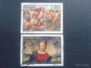 Италия 1970 живопись Рафаэля полная серия