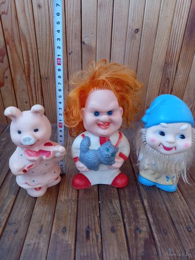 Игрушки СССР резиновые,  цена за все