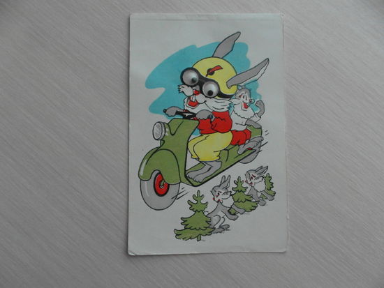 Пинская открытка. Двойная. 1965 г.