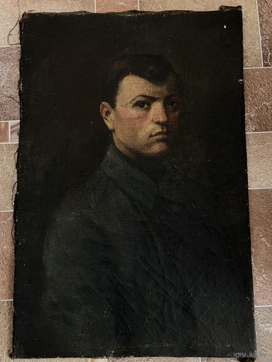 Картина. Портрет. Холст, масло. Подписи нет. Размер по лицевой стороне: 50х60 см.