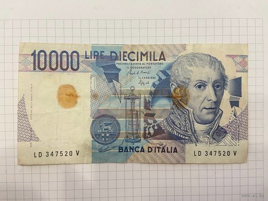 Италия 10000 лир 1984-5