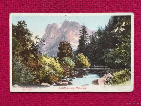 Старая открытка. Германия. 40-50 гг. Чистая.