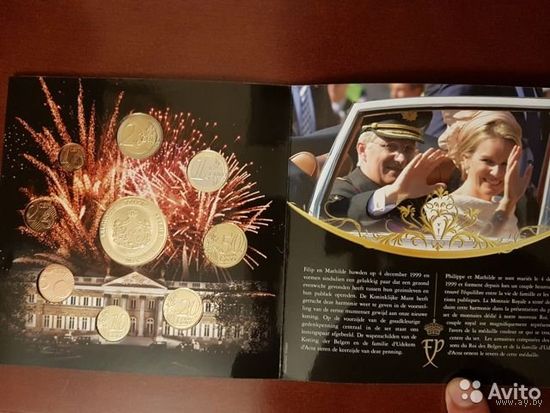 Бельгия набор евро 2014 BU (8 монет)