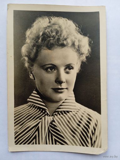 КиноактрисаАлла Ларионова. 1956
