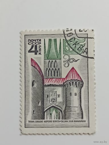 1973 СССР. Исторические здания стран Балтии