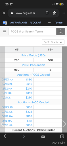 25 центов 2004 pcgs ms 65 очень редкий разновид ! редчайшая вещь! в ярком шб!