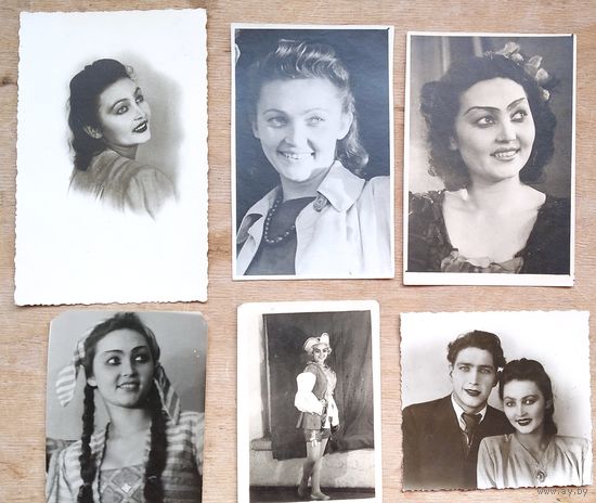 Фото девушки-артистки. Начало 1950-х. Цена за все