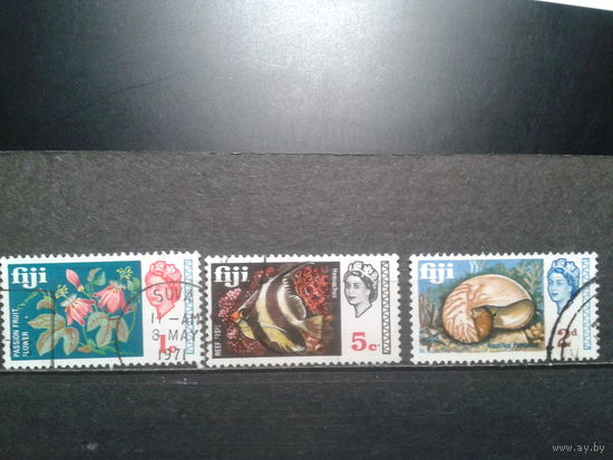Фиджи, колония Англии, 1968/1969. Флора и фауна
