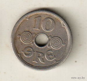 Дания 10 эре 1925
