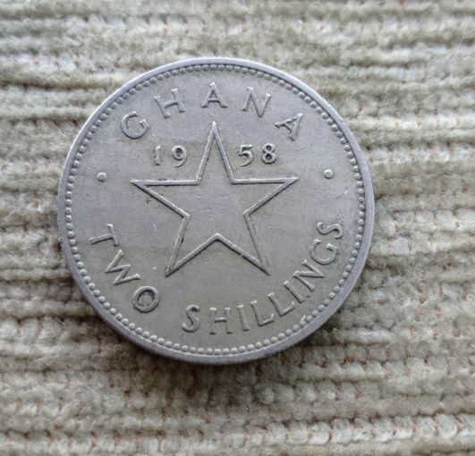 Werty71 Гана 2 шиллинга 1958