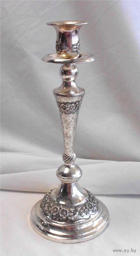 Подсвечник сервировочный 28,5 см Серебрение 01