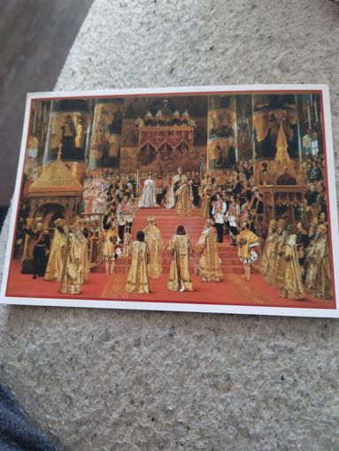 Открытка коронация Александра 3