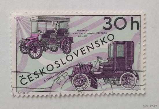 Чехословакия.1969.автомобили ретро