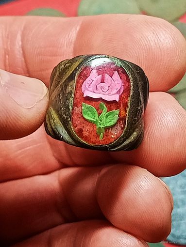 Перстень царский,роза,тяжёлый