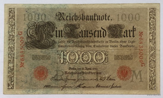 1000 марок 1910