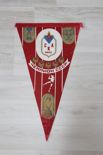 Вымпел, обладатель кубка СССР, С К А Минск, чемпион СССР.