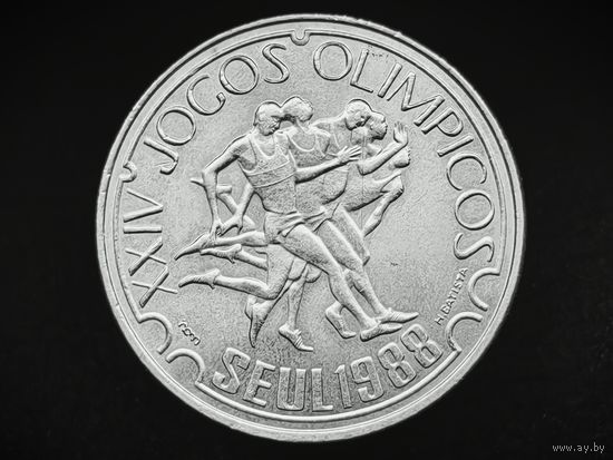 Португалия. 250 эскудо 1988 - XXIV летние Олимпийские Игры, Сеул 1988. Торг.