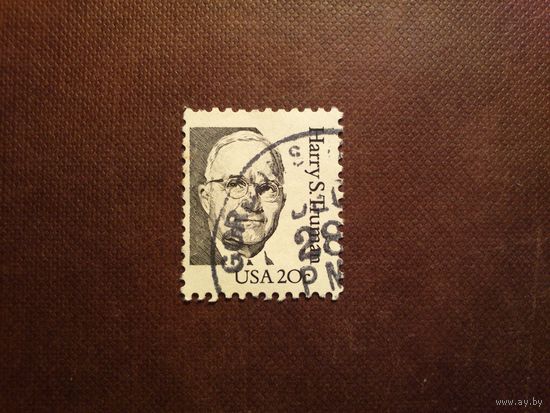 США 1984 г.Серия:Великие американцы.Гарри С.Трумэн ,33-й президент США (1945-1953)./9а/