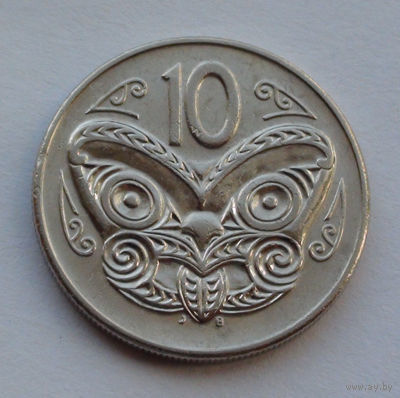 Новая Зеландия 10 центов, 1987