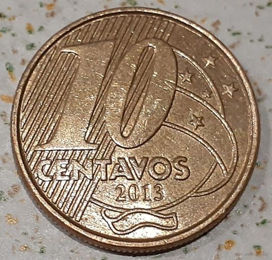 Бразилия 10 сентаво, 2013 (3-4-50)