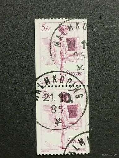 Швеция 1982. Искусство. Сцепка