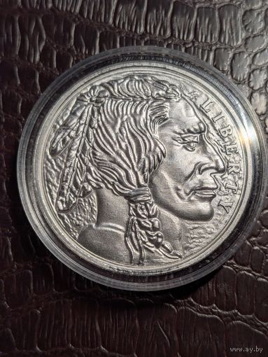 Индеец - Баффало Серебро 999пр Унция 31,1гр